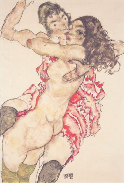 Deux amies - Egon Schiele